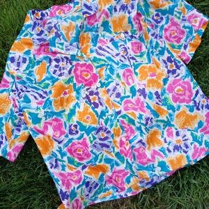 Vintage plus size button up